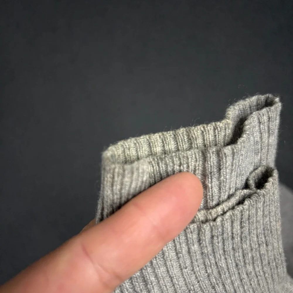 Jenni Kayne‎ Everyday Sweater Womens Small Gray Wool Cashmere Crew Lightweight
